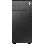 Компьютерный корпус с блоком питания 450Вт./Case Forza mATX case, black, w/PSU 450W 12cm, w/2xUSB 2.0, w/pwr cord, w/o FAN, фото 1