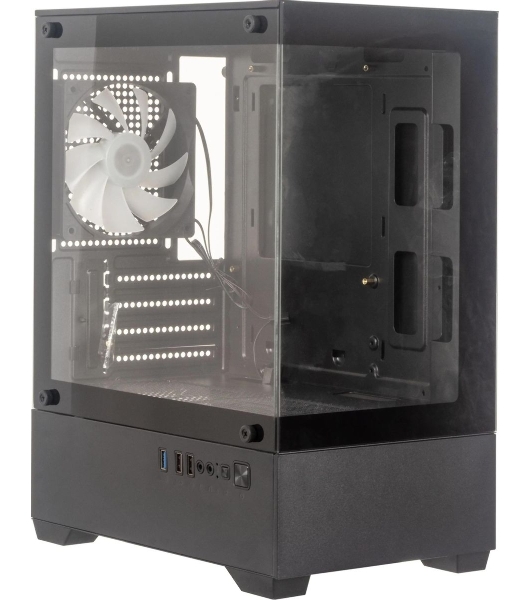 Компьютерный корпус Accord ACC-ZCU2B черный без БП mATX 1x120мм 1xUSB3.0 1xUSB3.1 audio