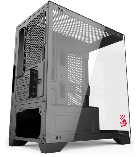 Компьютерный корпус Bloody BD-CC103 черный без БП mATX 7x120мм 1xUSB 2.0 1xUSB 3.0 audio bott PSU