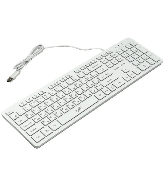 Клавиатура Dialog KGK-17U проводная, USB Type-A, белый