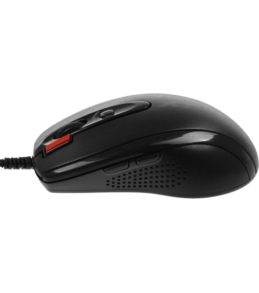 Мышь проводная + коврик A4Tech X-7120 черный, 2000 dpi, USB, кнопки - 7