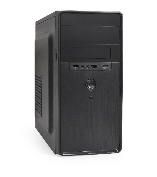 Компьютерный корпус Minitower ExeGate EX286412RUS BA-309 (mATX, без БП, 2хUSB, HD аудио, черный)