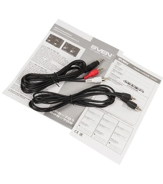 Акустическая система SVEN SPS-705 2.0 черный 40Вт