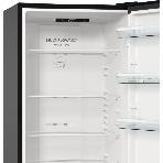Холодильник Gorenje NRK6202EBXL4 черный матовый двухкамерный 235/96л морозилка снизу, No Frost, фото8