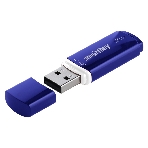 Флешка USB Smartbuy CROWN BLUE (SB128GbCRW-Bl), 128Gb, USB 3.0, R/W 75/25, синий, фото 1