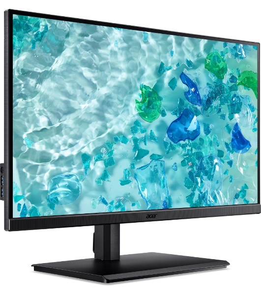 Монитор 27' Acer B277KC3bmipruzx IPS 3840x2160, 100 Гц, 4 мс, 16:9, 350 кд/м2, 2xHDMI, 1xDP, 4xUSB, 1x3.5 мм, черный