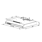 Вытяжка подвесная HOMSair Horizontal 50 белый, 50 см, 420 куб. м/ч, 45 дБ, фото10