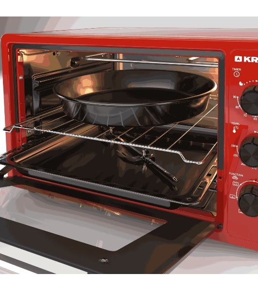 Мини-печь KRAFT KN-MO 3904 FRKR красный