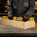 Уровень алюминиевый Denzel магнит., фрезерованный, 3 глазка (1 зеркал.), 0,5 мм/м, 600 мм, фото2