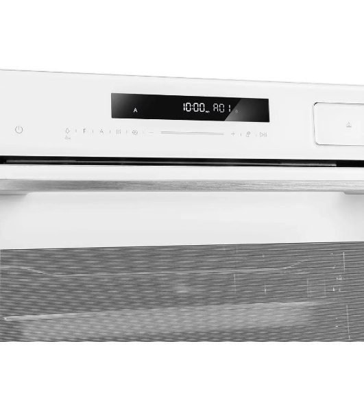 Духовой Шкаф электрический с паром Maunfeld MCMO5016STGW, 50л, дверца с 2 стеклами, белый