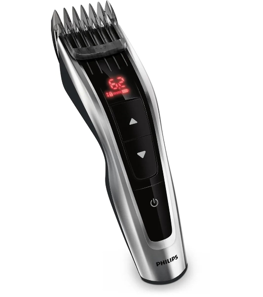 Машинка для стрижки Philips HC9420/15 серебристый/черный (насадок в компл:3шт)