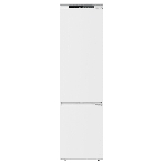 Встраиваемый холодильник Maunfeld MBF193SLFWGR Inverter белый двухкамерный 229/76 л морозилка снизу, фото 1