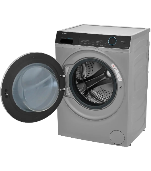 Стиральная машина Haier HWD80-BP14979S серебристый, загрузка фронтальная 8 кг, 5 кг - сушка, 1400 об/мин, класс: B