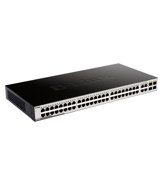 Коммутатор D-Link DGS-1052/A3A, 48×1 Гбит/с + 4×1 Гбит/с Combo, неуправляемый