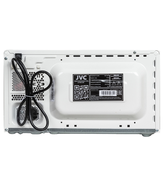 Микроволновая печь JVC JK-MW123M белый, 20 л, 700 Вт, переключатели - поворотный механизм