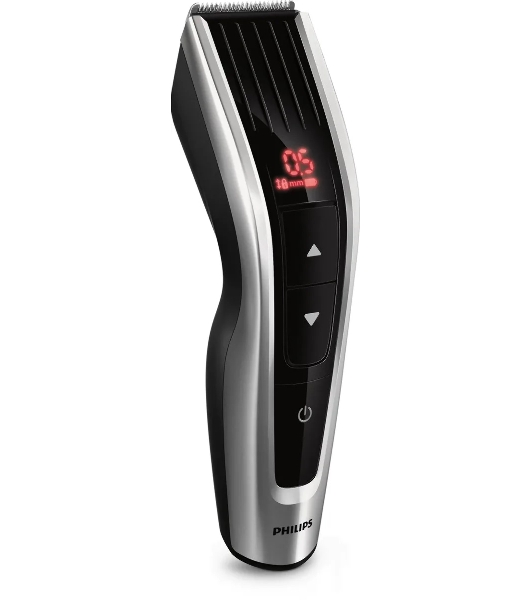 Машинка для стрижки Philips HC9420/15 серебристый/черный (насадок в компл:3шт)