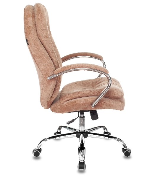 Кресло Бюрократ T-9950SL Fabric Velvet 90 светло-коричневый, ткань