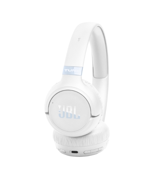 Беспроводные/проводные наушники JBL Tune 680NC белый, накладные, Bluetooth + проводной, адаптивное шумоподавление