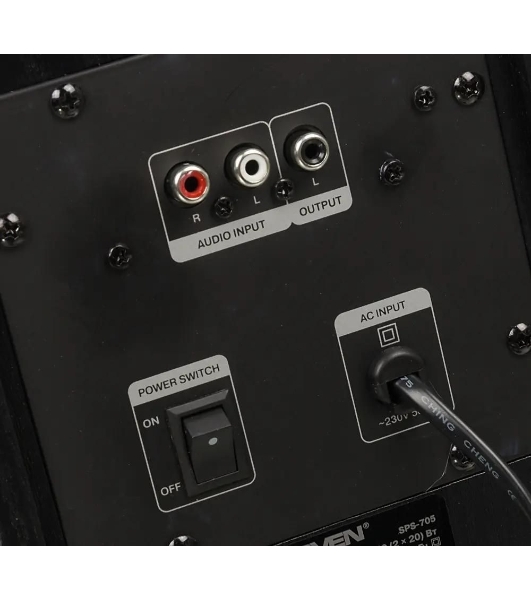 Акустическая система SVEN SPS-705 2.0 черный 40Вт