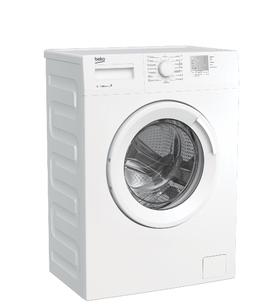Стиральная машина Beko WRS5511BWW (7320110005) белый, загрузка фронтальная 5 кг, 1000 об/мин., класс: А