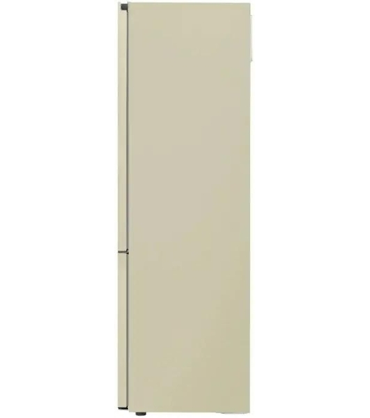 Холодильник LG GA-B509CEWL бежевый двухкамерный 277/107л морозилка снизу, No Frost