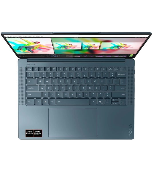 Ноутбук Lenovo Yoga Pro 7 14AKP10/14.5' OLED /AMD Ryzen AI 7 350 32Gb/1Tb SSD/AMD Radeon 860M/без ОС/бирюзовый/1.54kg
