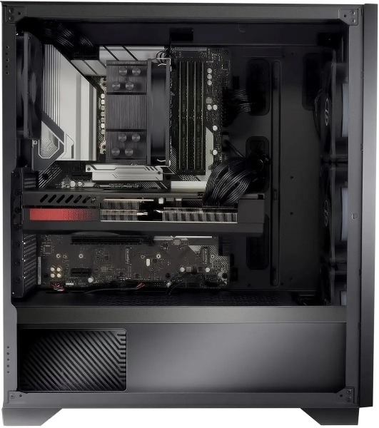 Компьютер IRU Tactio 510B7GP TWR i7 14700F (2.1) 32Gb SSD 1Tb RTX 5070 12Gb FreeDOS GbitEth 750W черный (RUS) (2146243)