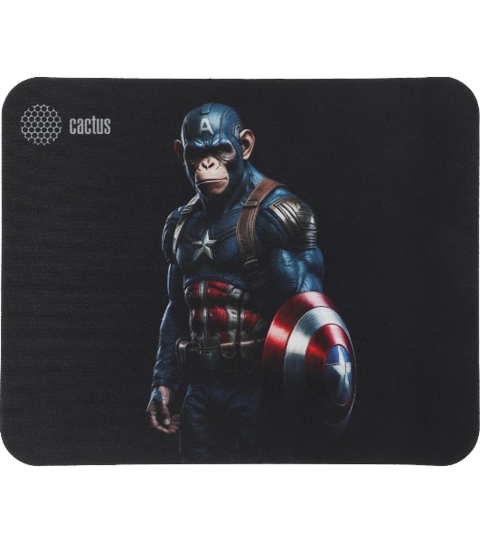 Коврик для мыши Cactus Captain America 250x200x3мм (CS-MP-D08S)