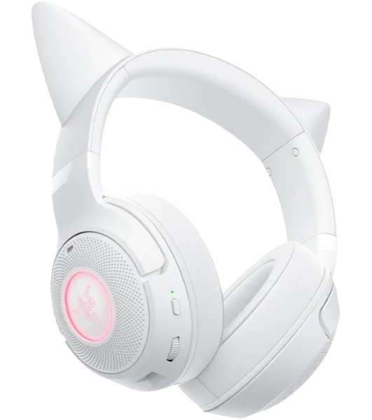 Гарнитура Razer Kraken Kitty V2 BT белый, беспроводная, Bluetooth, подсветка Razer Chroma RGB