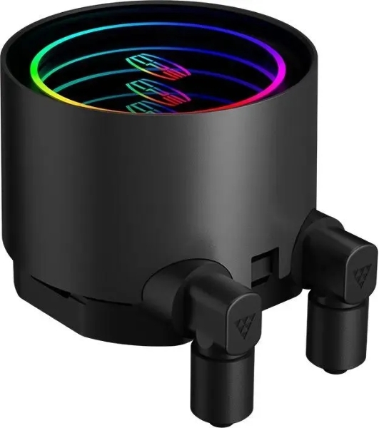 Система жидкостного охлаждения PCCOOLER DA240 V2, 240 мм, 2x120 мм, ARGB, 270 Вт
