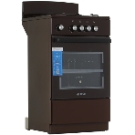 Плита газовая De Luxe 5040.48Г (Щ) 014 коричневый, конфорок 4 шт, духовка 46 л, 50 см x 85 см x 50 см, фото2