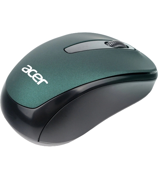 Мышь беспроводная Acer OMR135 зеленый, 1000 dpi, радиоканал, USB, кнопки - 3