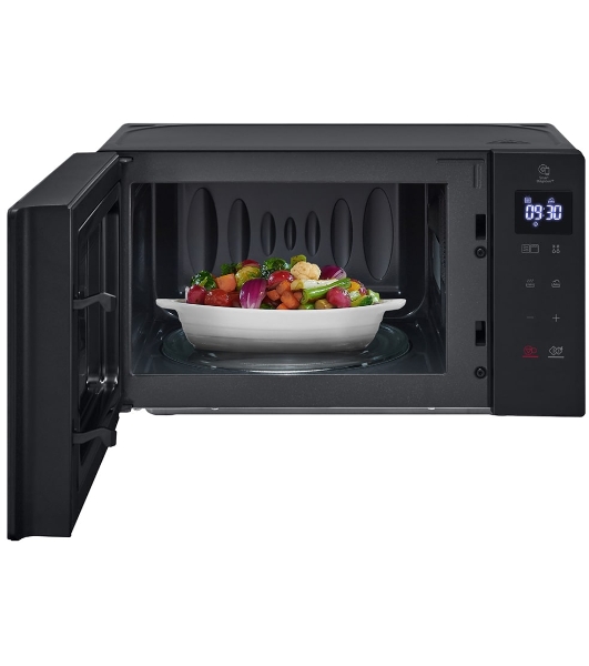 Микроволновая печь LG MH6032GAS черный, 20 л, 700 Вт, переключатели - сенсор