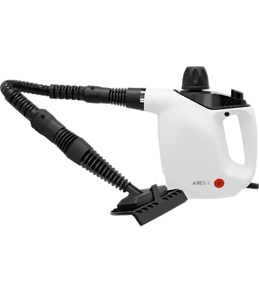 Пароочиститель ARESA AR-4901 белый, ручной, 1050 Вт, 35 г/мин, 450 мл