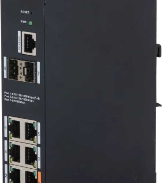 Коммутатор Dahua DH-HS4208-4GT-90, 4×1 Гбит/с + 2×1 Гбит/с + 2×1 Гбит/с SFP, управляемый