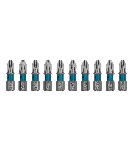 Бита Gross PH2х25мм, сталь S2, шестигр., 10 шт.
