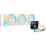 Система водяного охлаждения Deepcool LQ360 Ultra ARGB Soc-AM5/AM4/1200/1700/1851 белый 4-pin 38.71dB Al LCD 350W 1900gr Ret (R-LQ360-WHASMC-G-1), фото 1