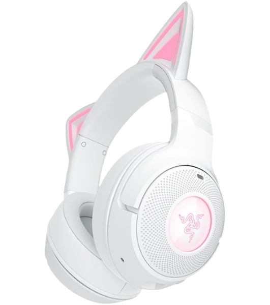 Гарнитура Razer Kraken Kitty V2 BT белый, беспроводная, Bluetooth, подсветка Razer Chroma RGB
