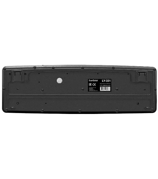 Клавиатура проводная ExeGate LY-331, USB, черный