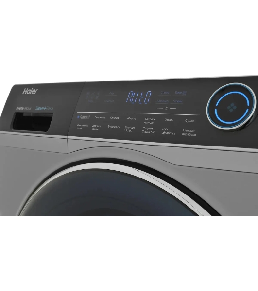 Стиральная машина Haier HWD80-BP14979S серебристый, загрузка фронтальная 8 кг, 5 кг - сушка, 1400 об/мин, класс: B