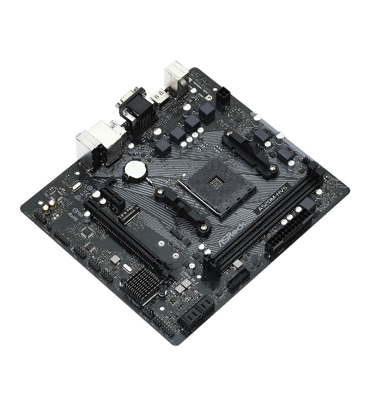 Материнская плата ASRock A520M-HVS, AM4, AMD A520, 2xDDR4, 4xSATA, 1xM.2, 1xPCIe 3.0 x16, 1xPCIe 3.0 x1, 1xHDMI, 1xVGA, 1x 1Gb LAN, 3x3.5 мм, 7.1, mATX