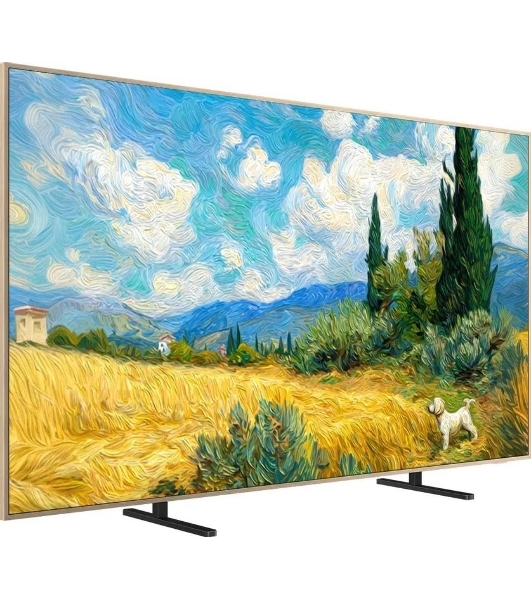 Телевизор TCL 65' 65A400 Pro, бежевый, QLED, 3840x2160 4K Ultra HD, 144 Гц, Google TV, 3 ГБ/32 ГБ