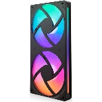 Вентилятор для корпуса Case Cooler NZXT F240 RGb Core (120x120x25мм, 4-pin PWM, RGb, 75.12CFM, 30dBA, 2400RPM, Black, Single-Frame RGb Fan Unit), фото6
