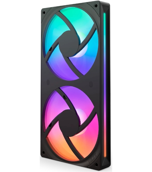 Вентилятор для корпуса Case Cooler NZXT F240 RGb Core (120x120x25мм, 4-pin PWM, RGb, 75.12CFM, 30dBA, 2400RPM, Black, Single-Frame RGb Fan Unit)