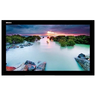 Экран Lumien Cinema Home 232x400 см (раб.область 216x384 см) (174') Matte White,алюминиевая рама обтянутая черным бархатом 16:9 (2 места) LCH-100130