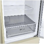 Холодильник LG GA-B509CEWL бежевый двухкамерный 277/107л морозилка снизу, No Frost, фото6