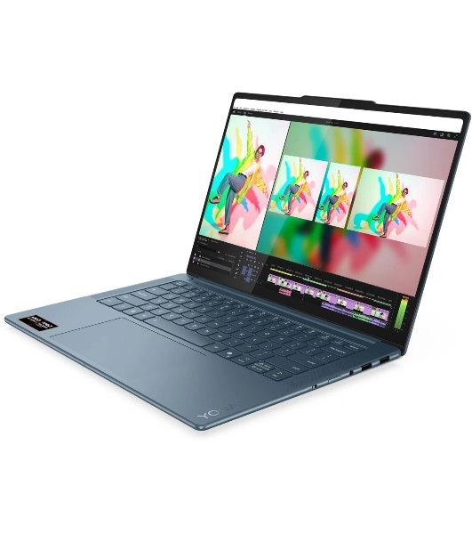 Ноутбук Lenovo Yoga Pro 7 14AKP10/14.5' OLED /AMD Ryzen AI 7 350 32Gb/1Tb SSD/AMD Radeon 860M/без ОС/бирюзовый/1.54kg
