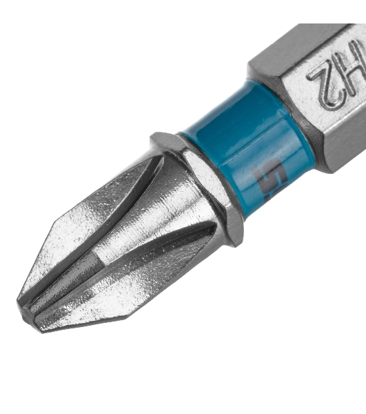 Бита Gross PH2х25мм, сталь S2, шестигр., 10 шт.