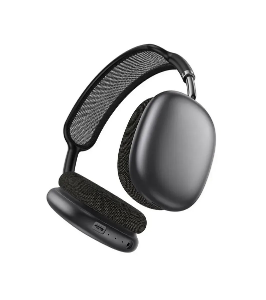 Беспроводные/проводные наушники Borofone BO35 серый космос, накладные, Bluetooth + проводной, до 45 ч