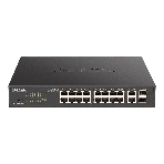 Коммутатор D-Link DGS-1100-18PV2/A, 16×1 Гбит/с + 2×1 Гбит/с SFP, настраиваемый, фото 1
